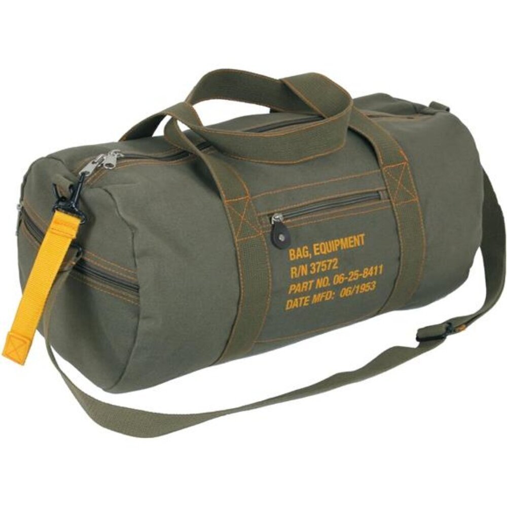 Heavyweight Canvas Duffle Bag Travel Gym Bag Two Sizes